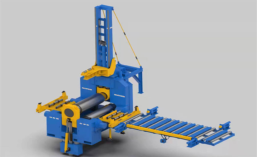 WS11KY-160×3500 CNC three-roller plate bending machine(图2)